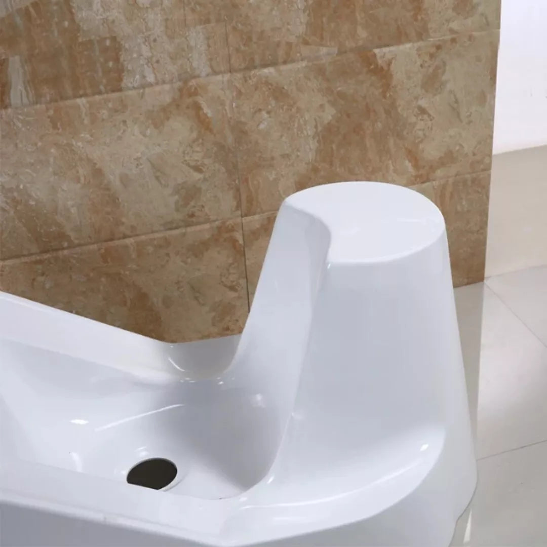 wudu basin with built in seat
